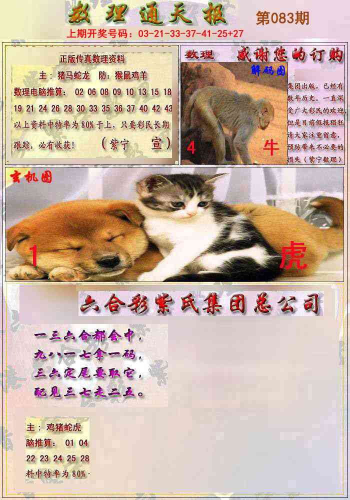 083期数通报[图]
