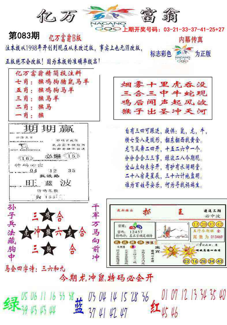 083期亿万富翁B[图]