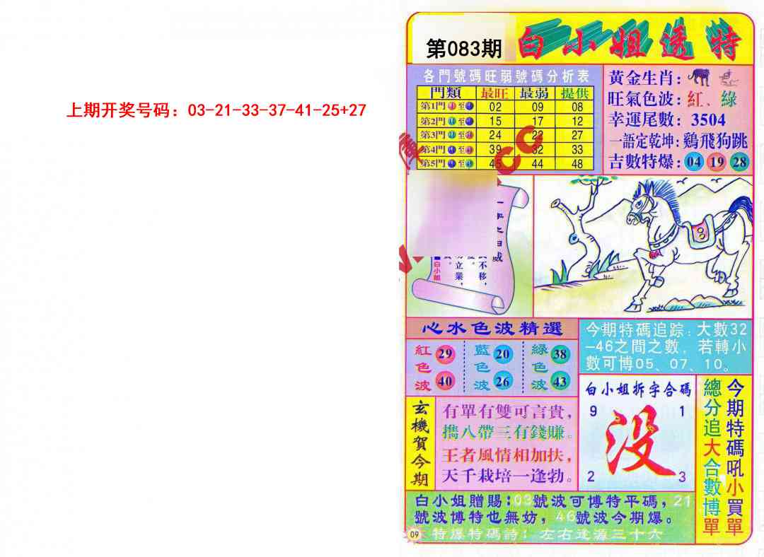 083期白小姐透特[图]