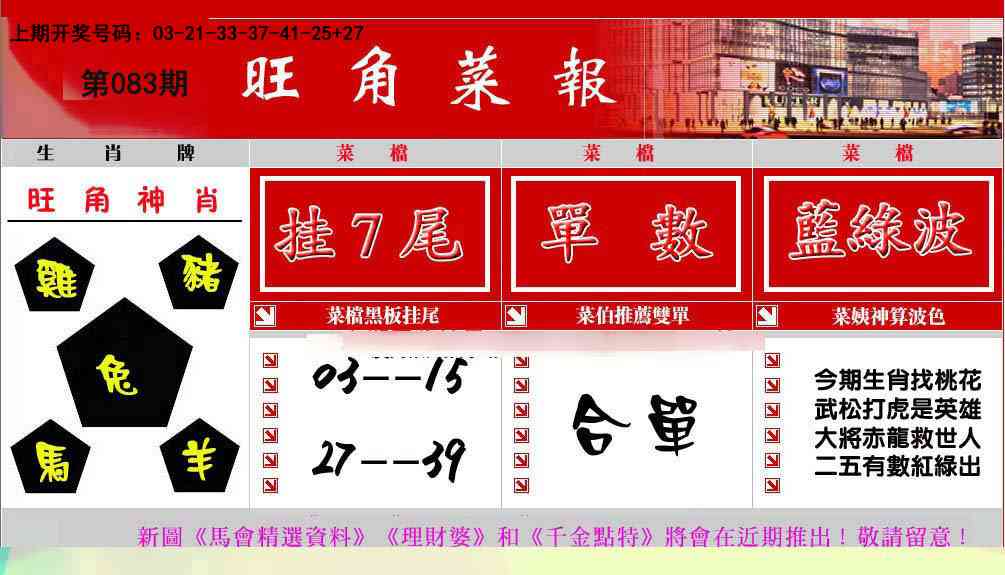 083期旺角菜报[图]